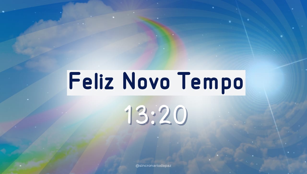 Feliz novo tempo!