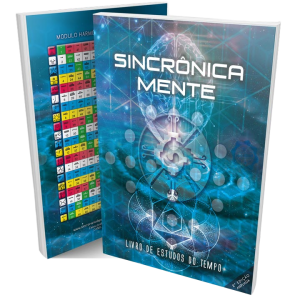 Livro Sincronicamente, capa e contracapa azuis