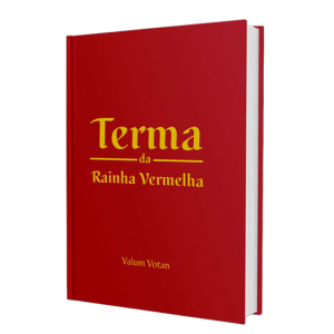 Livro Terma da Rainha Vermelha, capa vermelha
